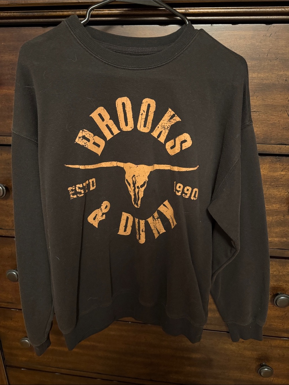 Brooks and Dunn Black Crewneck Sweatshirt